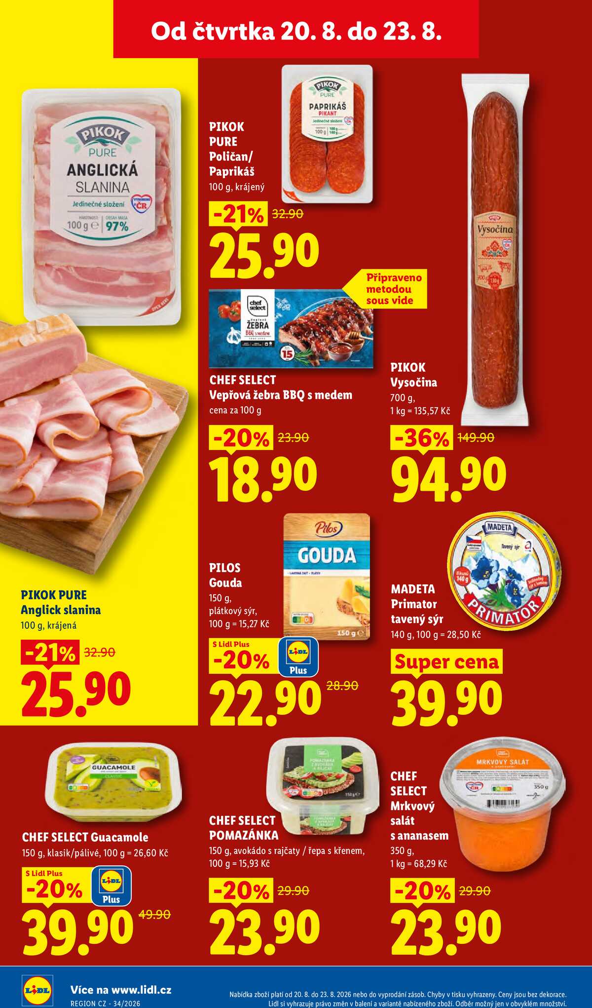 Lidl Čtvrtek od 20.8. do 23.8.2026 strana 20
