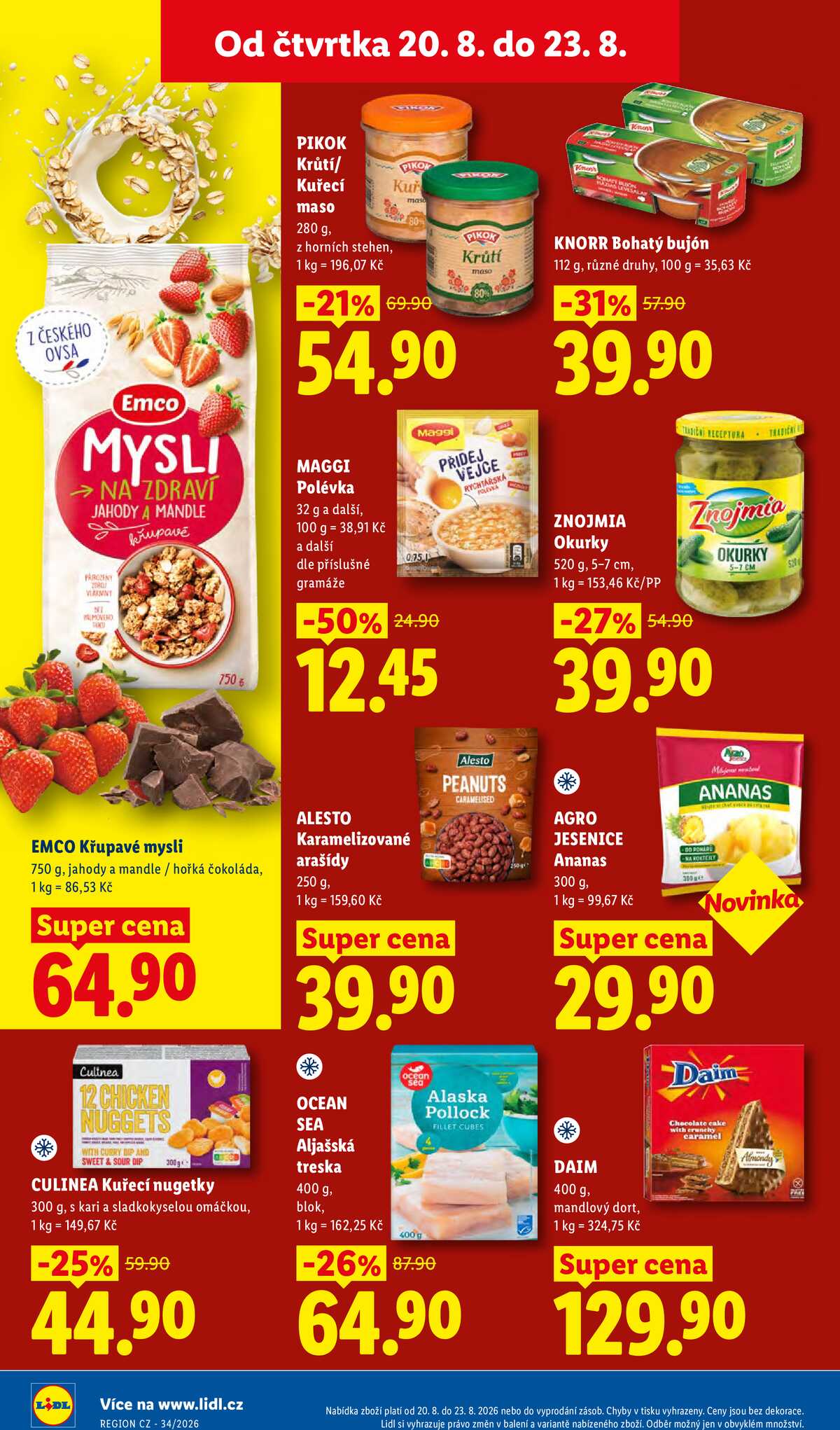 Lidl Čtvrtek od 20.8. do 23.8.2026 strana 26