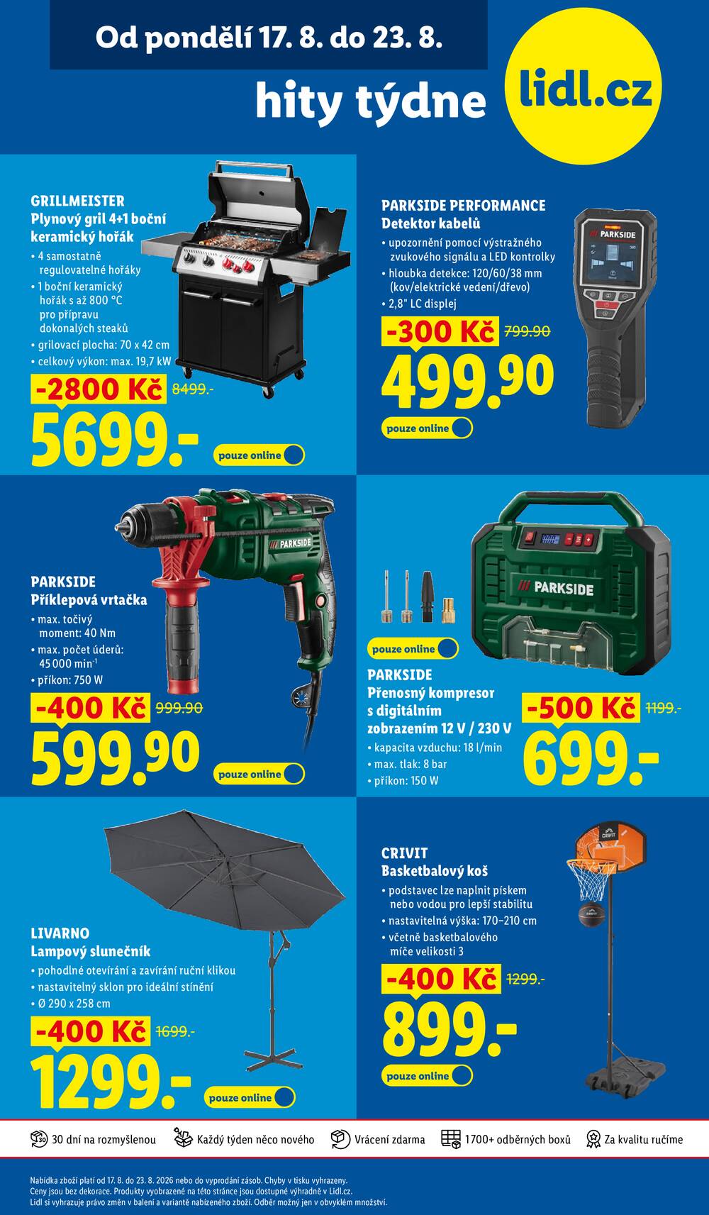 Lidl Čtvrtek od 20.8. do 23.8.2026
