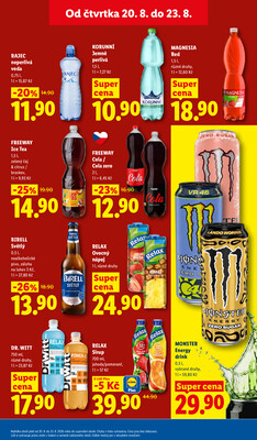 Lidl Čtvrtek od 20.8. do 23.8.2026