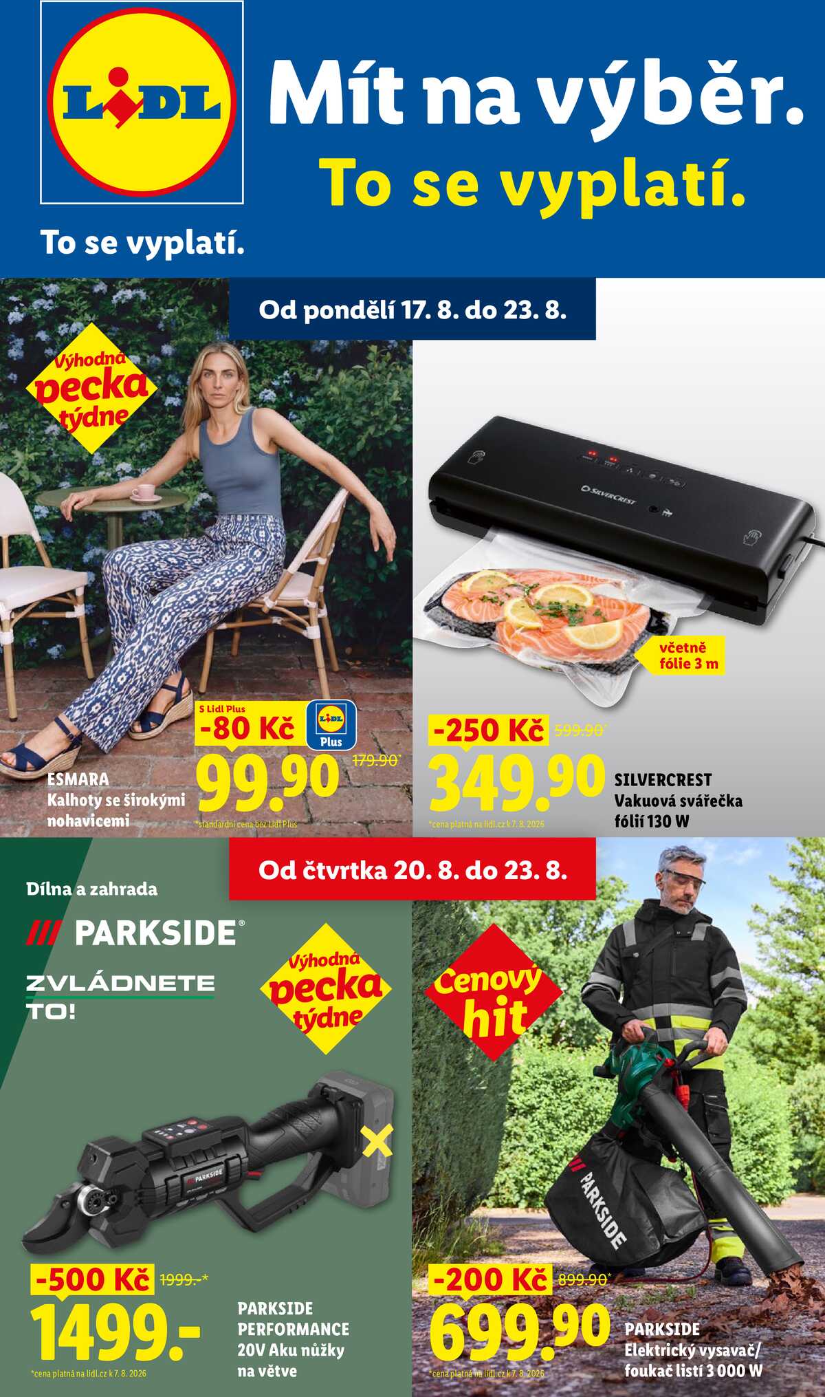 Lidl Spotřební zboží 17.8. - 23.8. strana 1