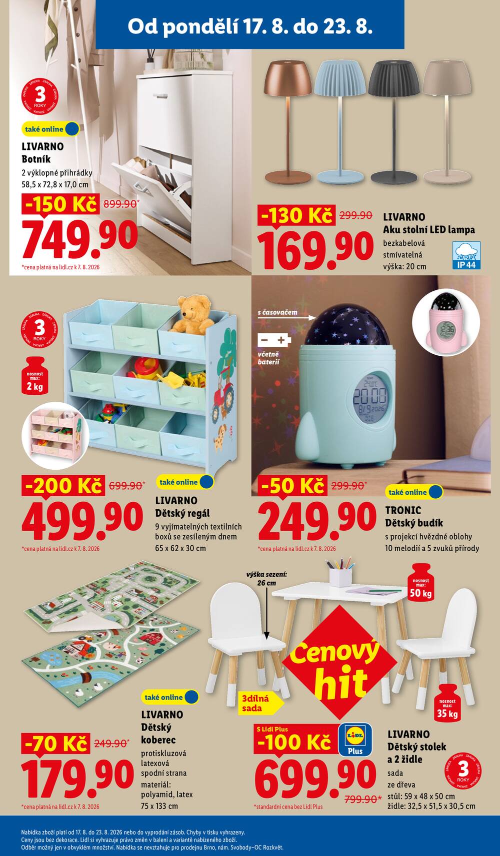Lidl Spotřební zboží 17.8. - 23.8.