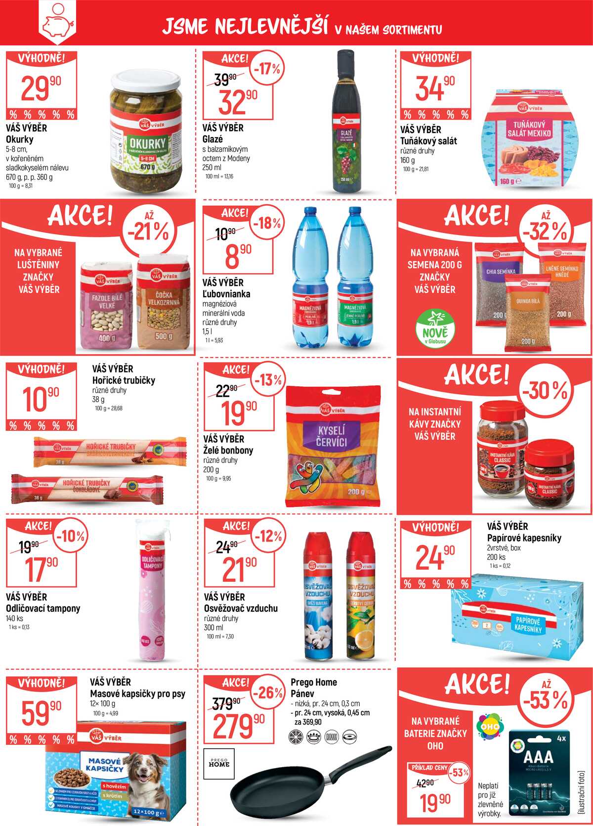 Akční leták Globus 19.8. - 25.8.2026 - Globus Praha - Centrum Černý Most strana 4