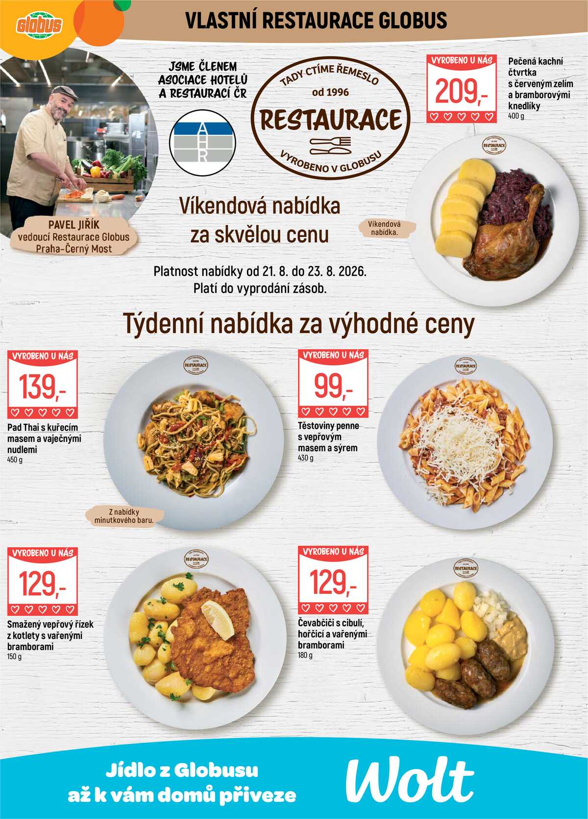 Akční leták Globus 19.8. - 25.8.2026 - Globus Praha - Centrum Černý Most strana 7