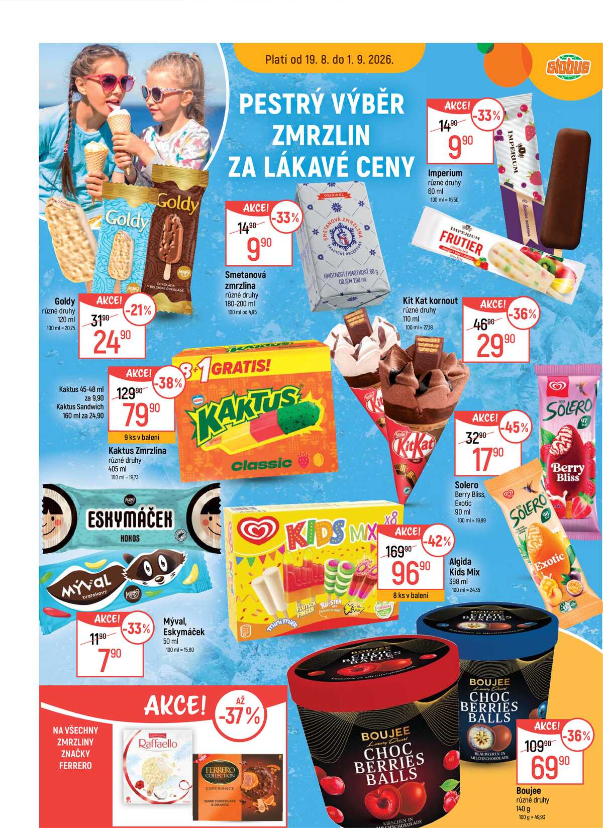 Akční leták Globus 19.8. - 25.8.2026 - Globus Praha - Zličín strana 3