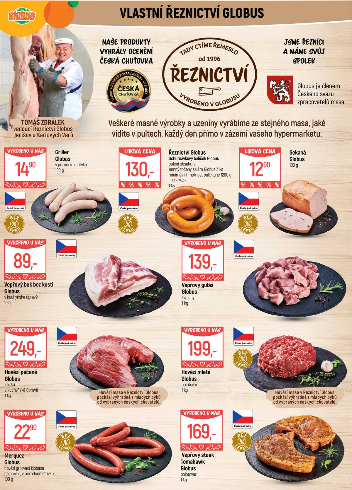 Akční leták Globus 19.8. - 25.8.2026 - Globus Jenišov u Karlových Varů strana 5