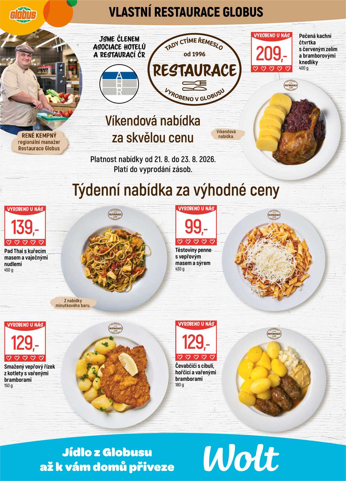 Akční leták Globus 19.8. - 25.8.2026 - Globus Brno Ivanovice strana 7