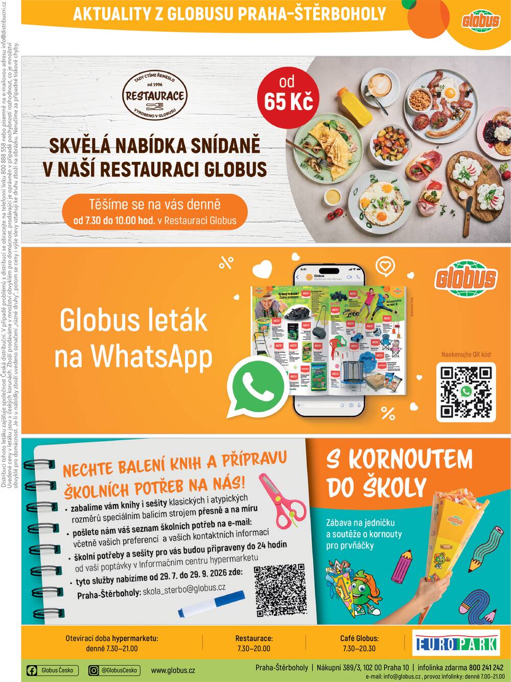 Akční leták Globus 19.8. - 25.8.2026 - Globus Praha - Štěrboholy