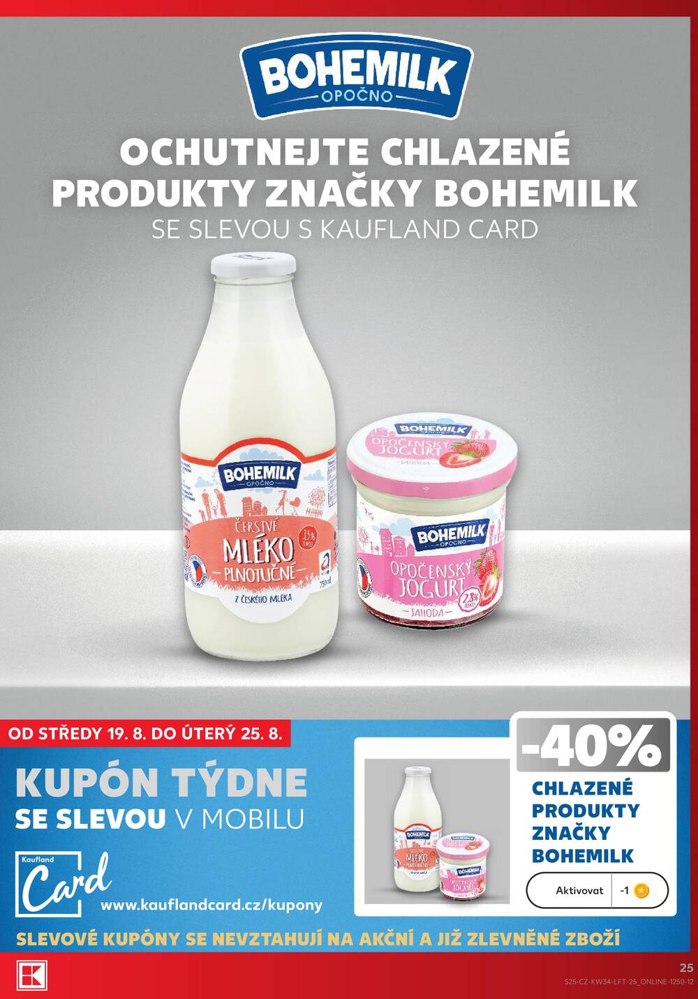 Kaufland 19.8. - 25.8. - Kaufland - Čáslav