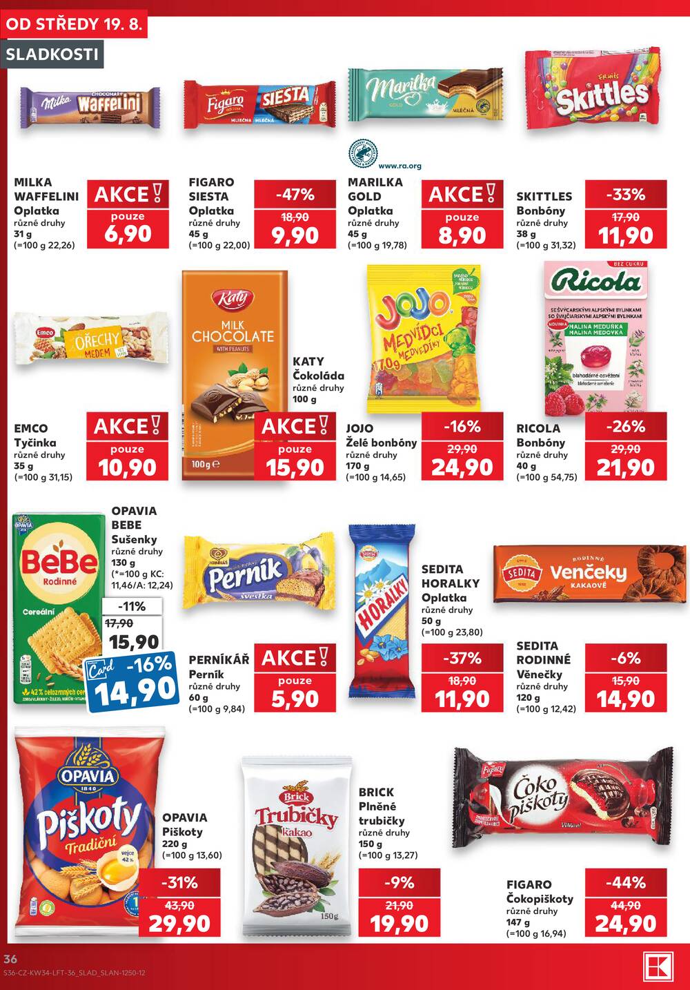 Kaufland 19.8. - 25.8. - Kaufland - Děčín