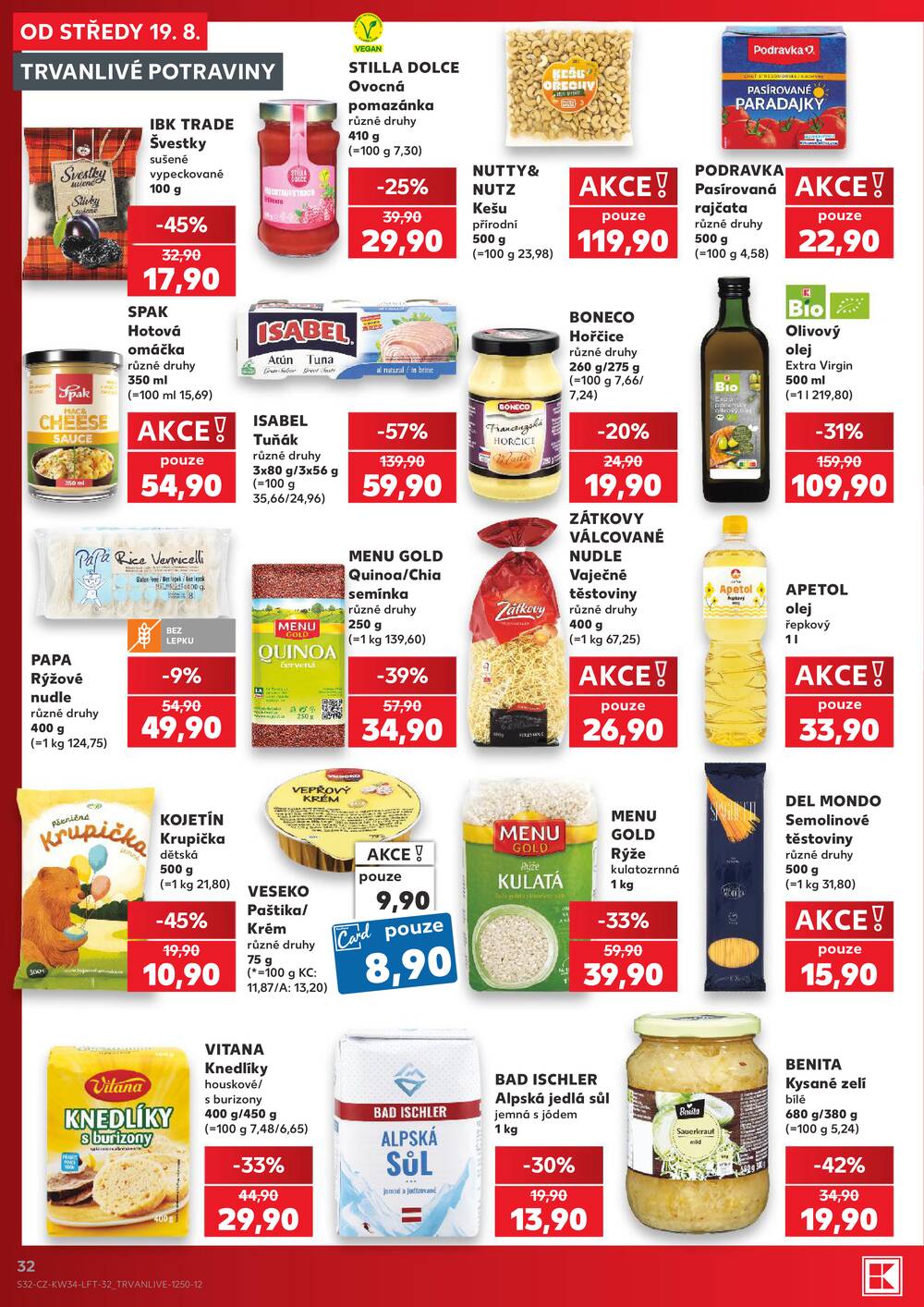 Kaufland 19.8. - 25.8. - Kaufland - Nový Bor