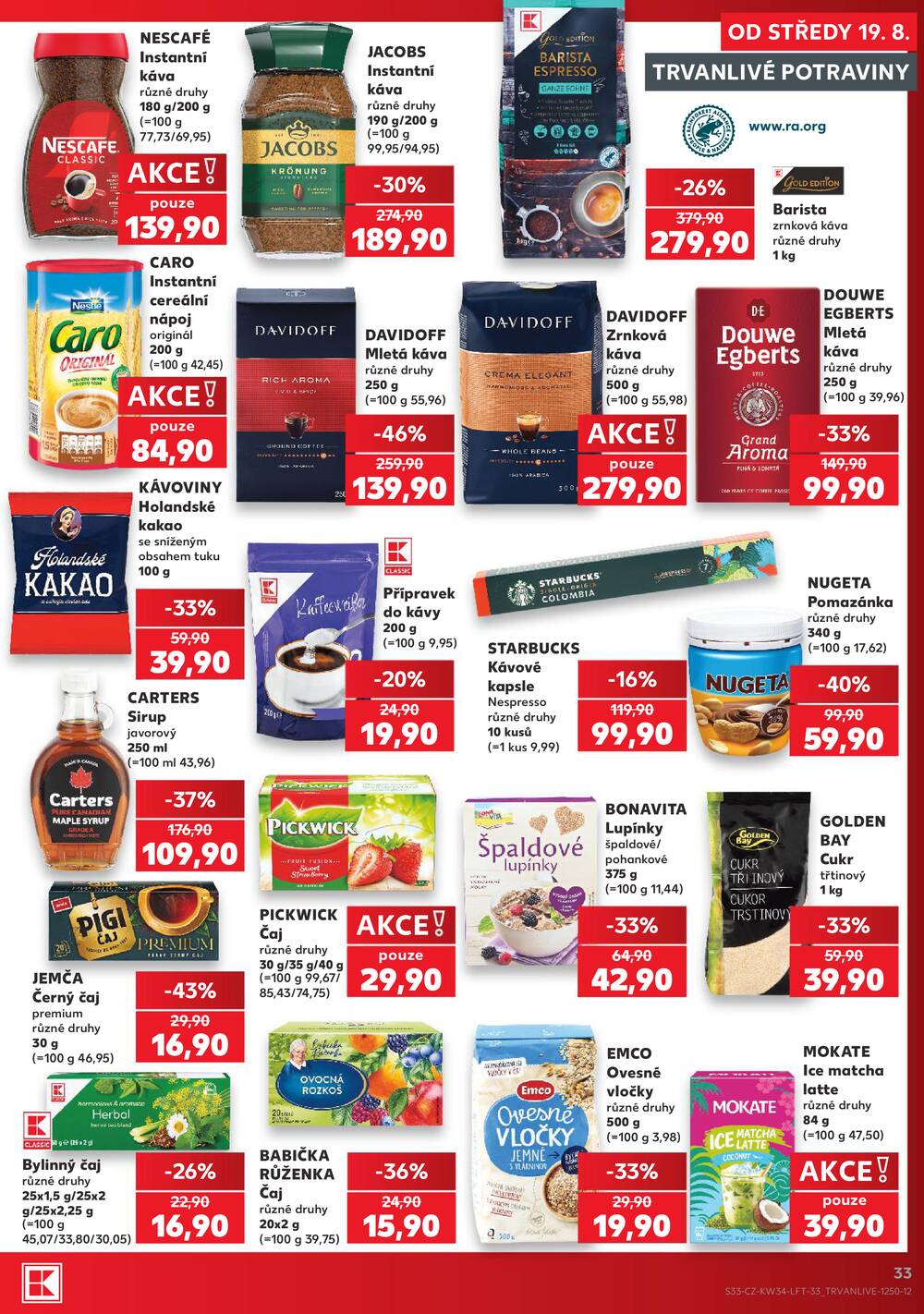 Kaufland 19.8. - 25.8. - Kaufland - Nový Bor