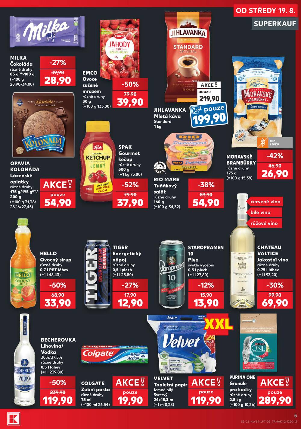 Leták Kaufland - Kaufland 19.8. - 25.8. - Kaufland - Orlová - strana 5 Leták Kaufland - Kaufland 19.8. - 25.8. - Kaufland - Orlová - strana 5