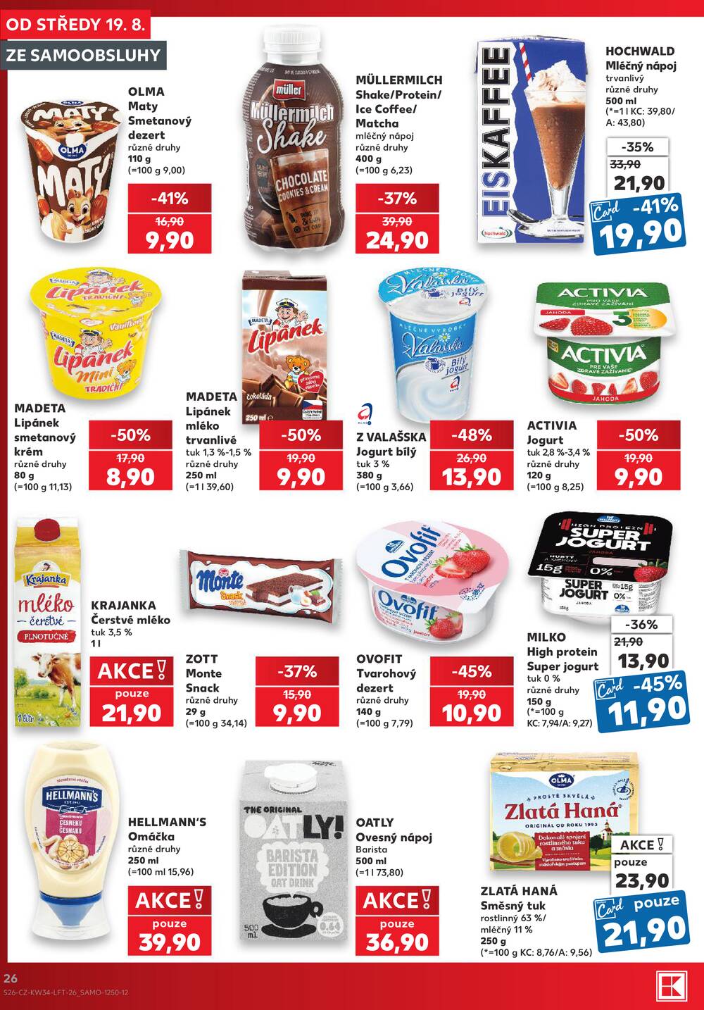 Kaufland 19.8. - 25.8. - Kaufland - Vyškov