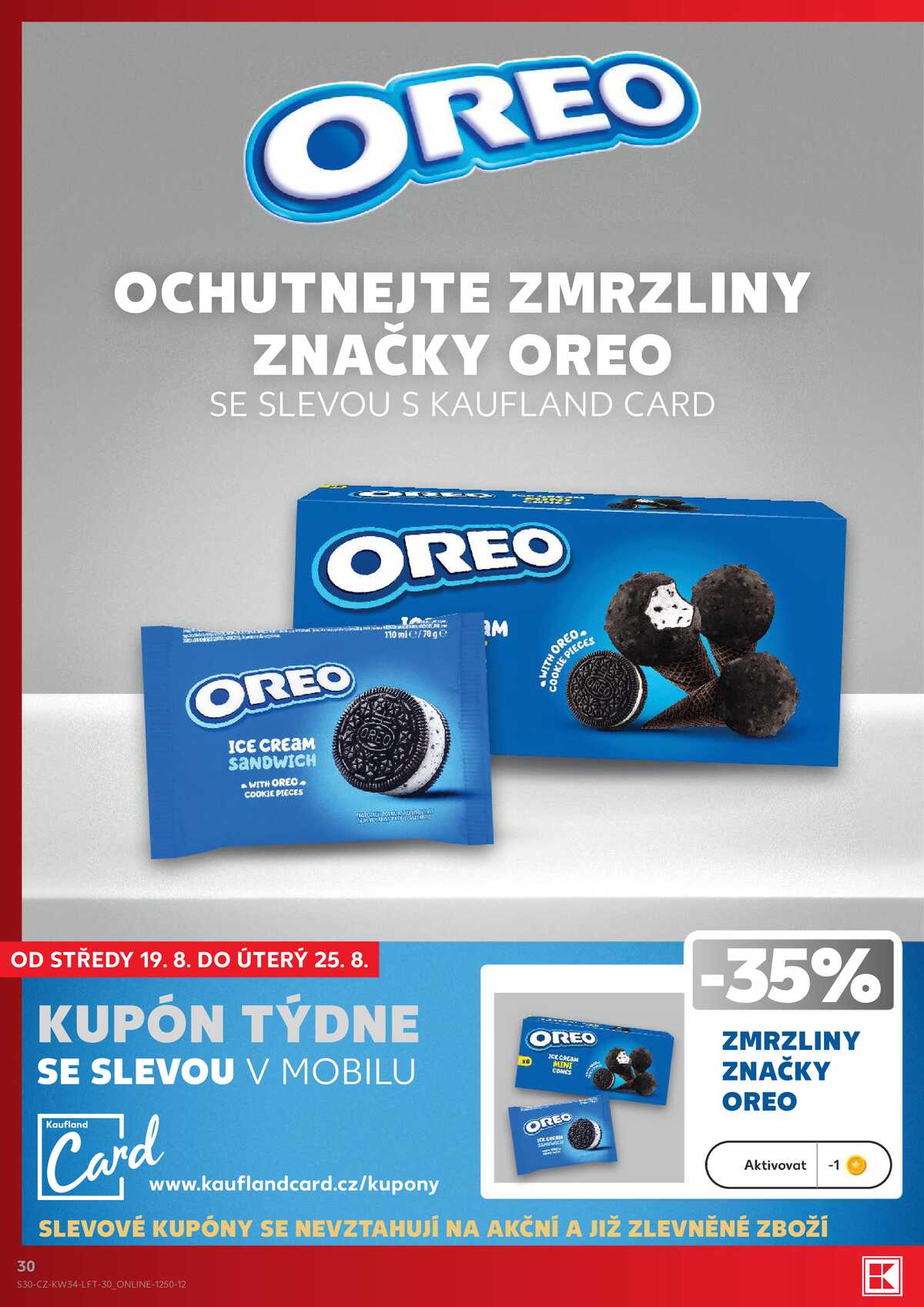 Kaufland 19.8. - 25.8. - Kaufland - Liberec (Dr. M. Horákové) strana 30