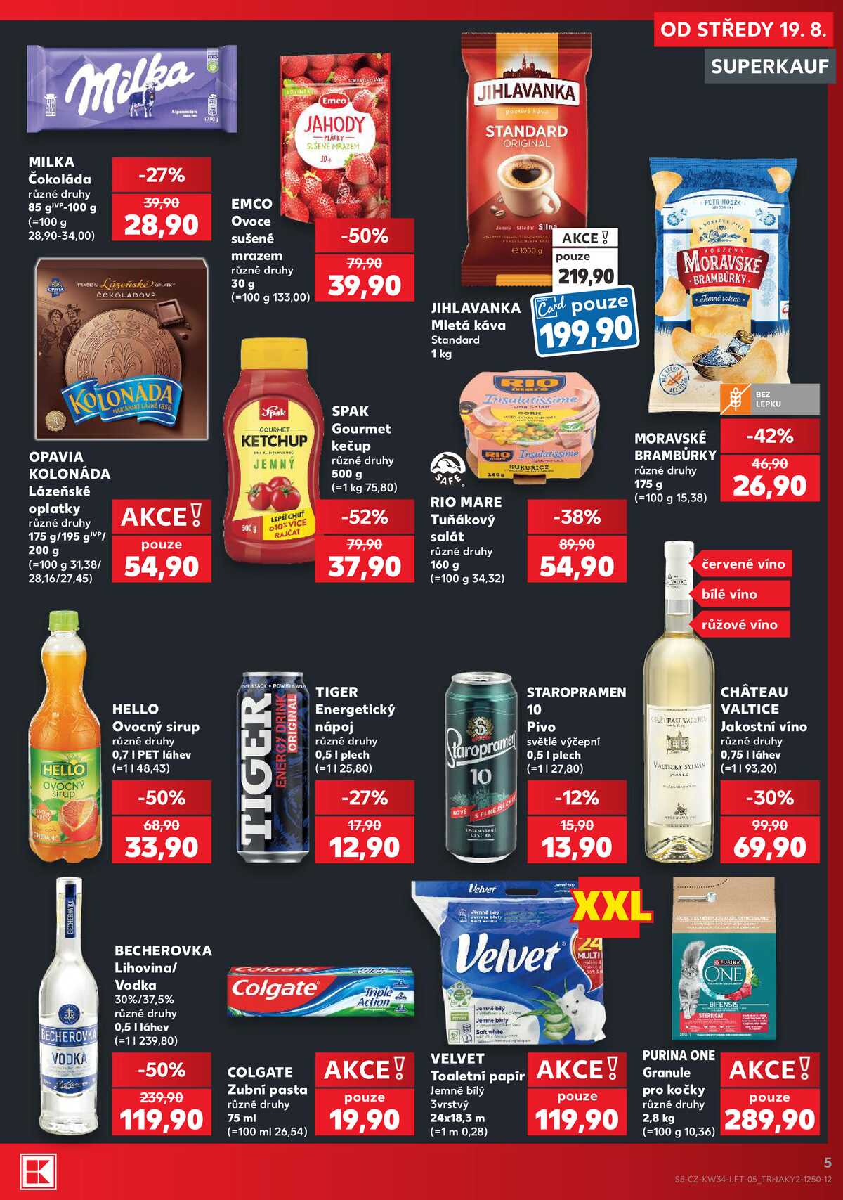 Kaufland 19.8. - 25.8. - Kaufland - Cheb strana 5