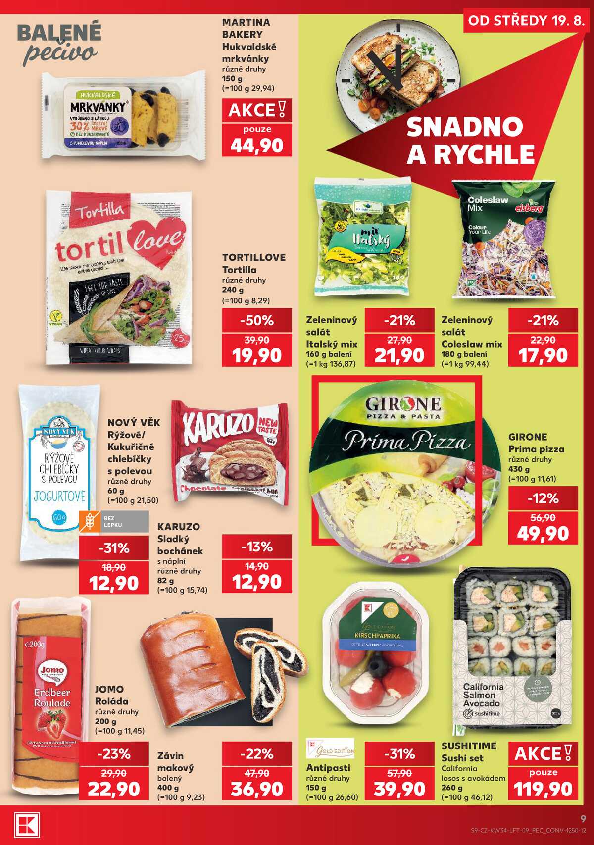 Kaufland 19.8. - 25.8. - Kaufland - Cheb strana 9