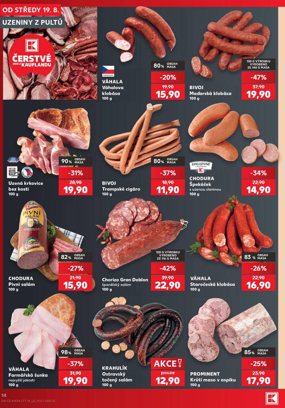 Leták Kaufland - Kaufland 19.8. - 25.8. - Kaufland - Cheb - strana 14 Leták Kaufland - Kaufland 19.8. - 25.8. - Kaufland - Cheb - strana 14