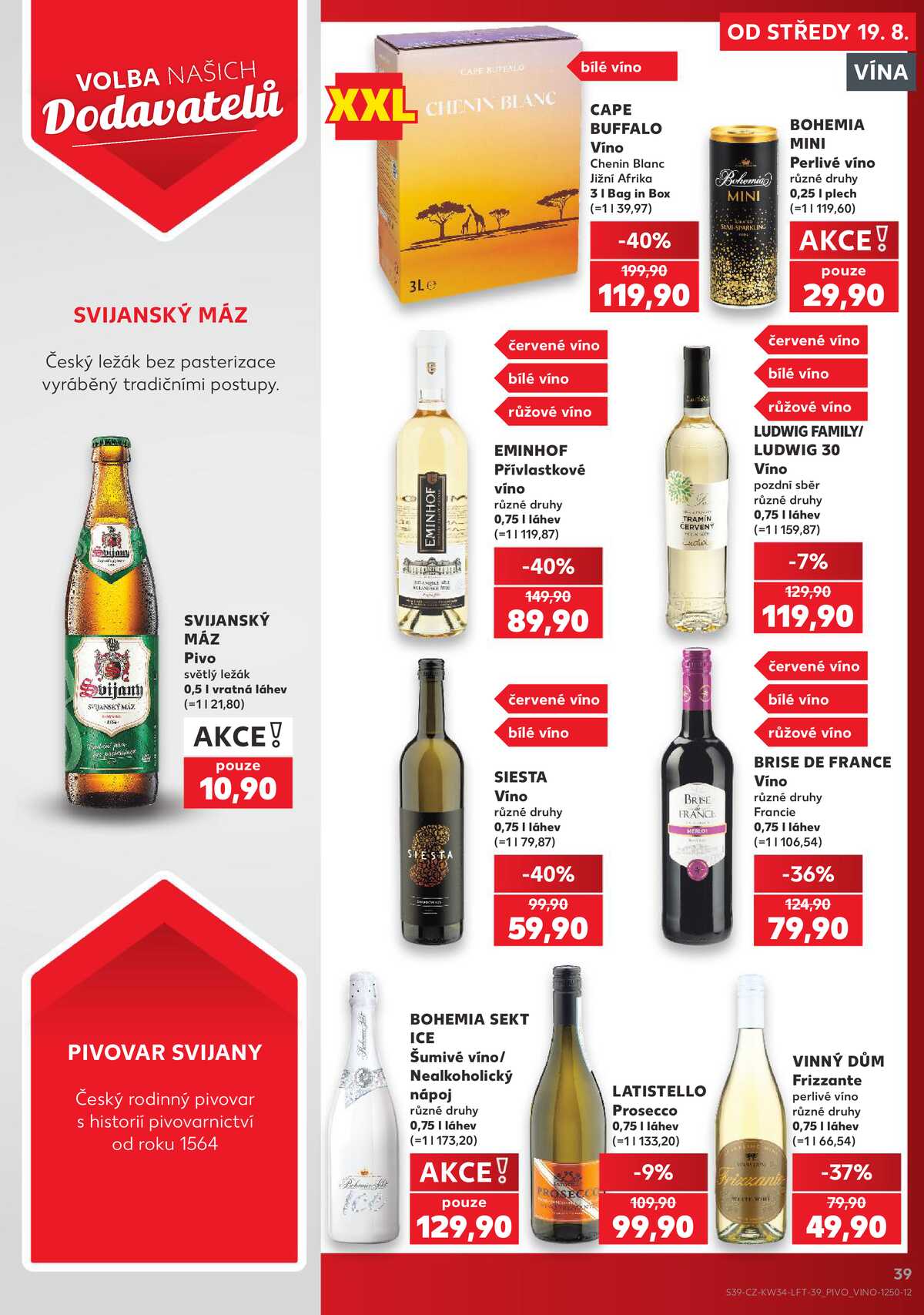 Kaufland 19.8. - 25.8. - Kaufland - Slaný strana 39