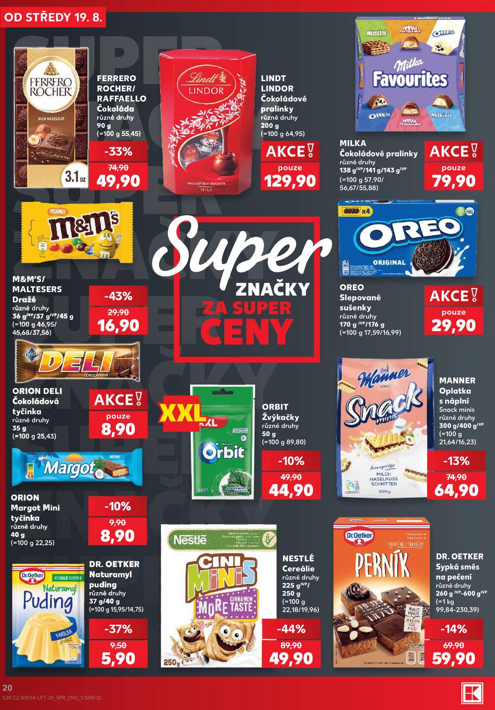 Kaufland 19.8. - 25.8. - Kaufland - Otrokovice