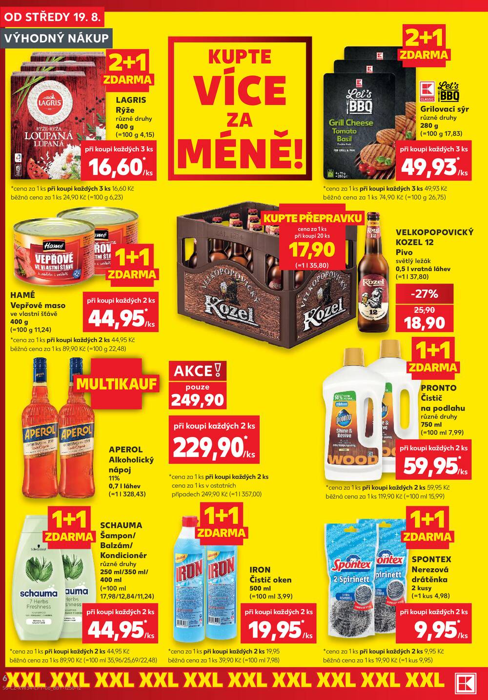 Kaufland 19.8. - 25.8. - Kaufland - Zábřeh na Moravě