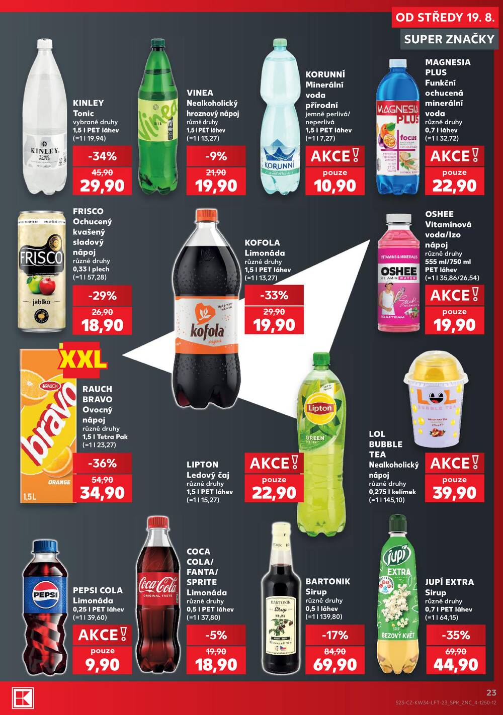 Kaufland 19.8. - 25.8. - Kaufland - Zábřeh na Moravě