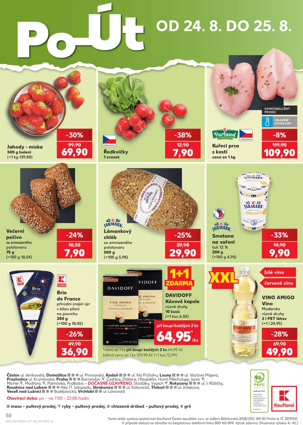 Kaufland 19.8. - 25.8. - Kaufland - Vrchlabí