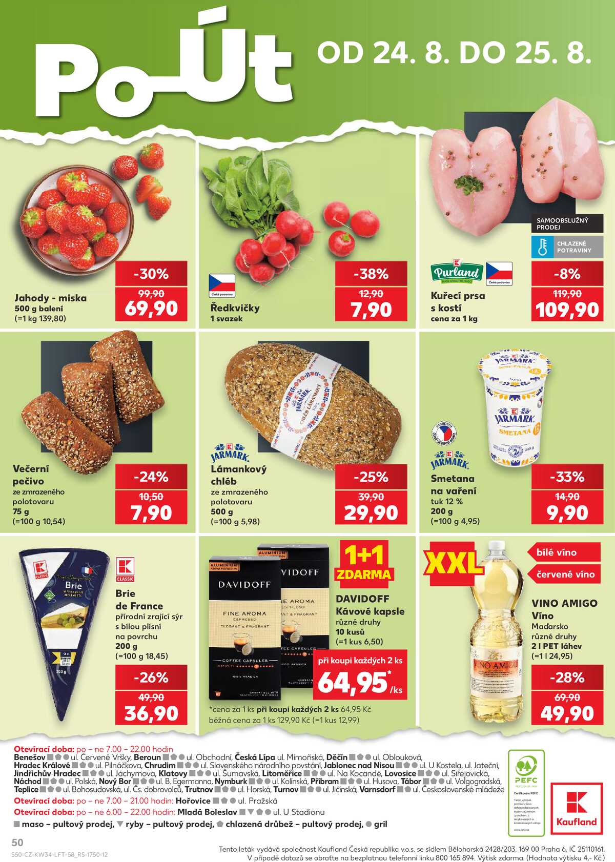 Kaufland 19.8. - 25.8. - Kaufland - Varnsdorf strana 50