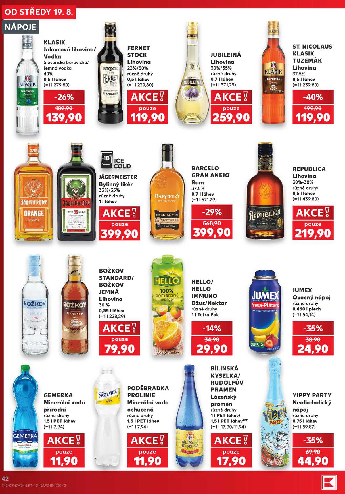 Kaufland 19.8. - 25.8. - Kaufland - Havířov (Před Tratí) strana 42