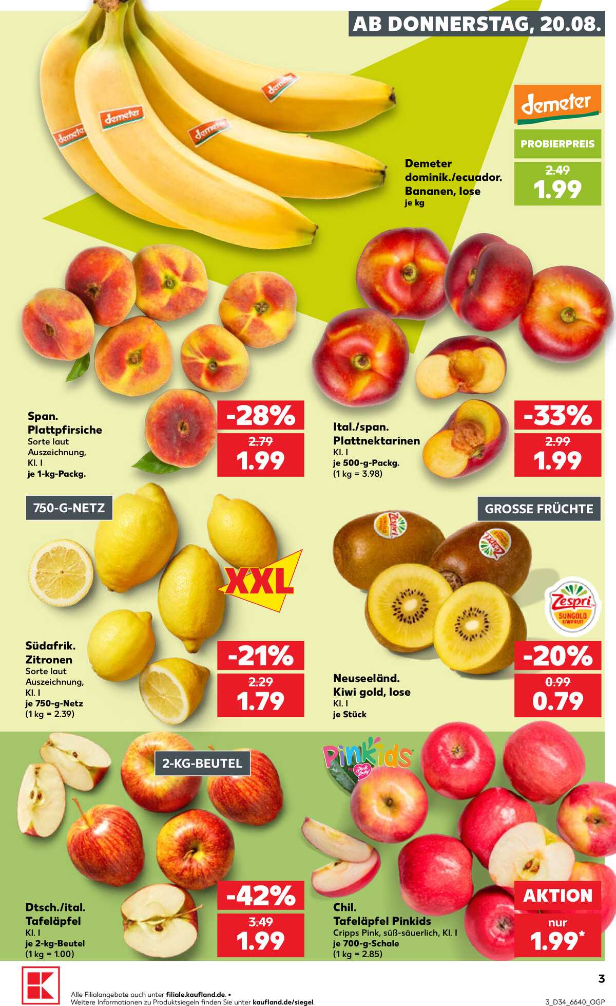 Leták Kaufland Německo 20.8.-26.8.2026 strana 3