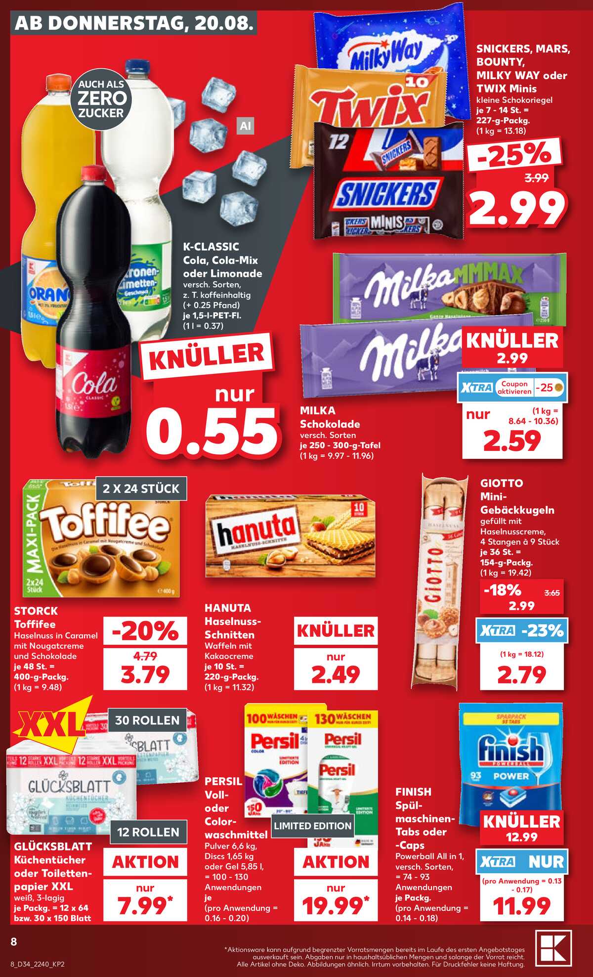 Leták Kaufland Německo 20.8.-26.8.2026 strana 8