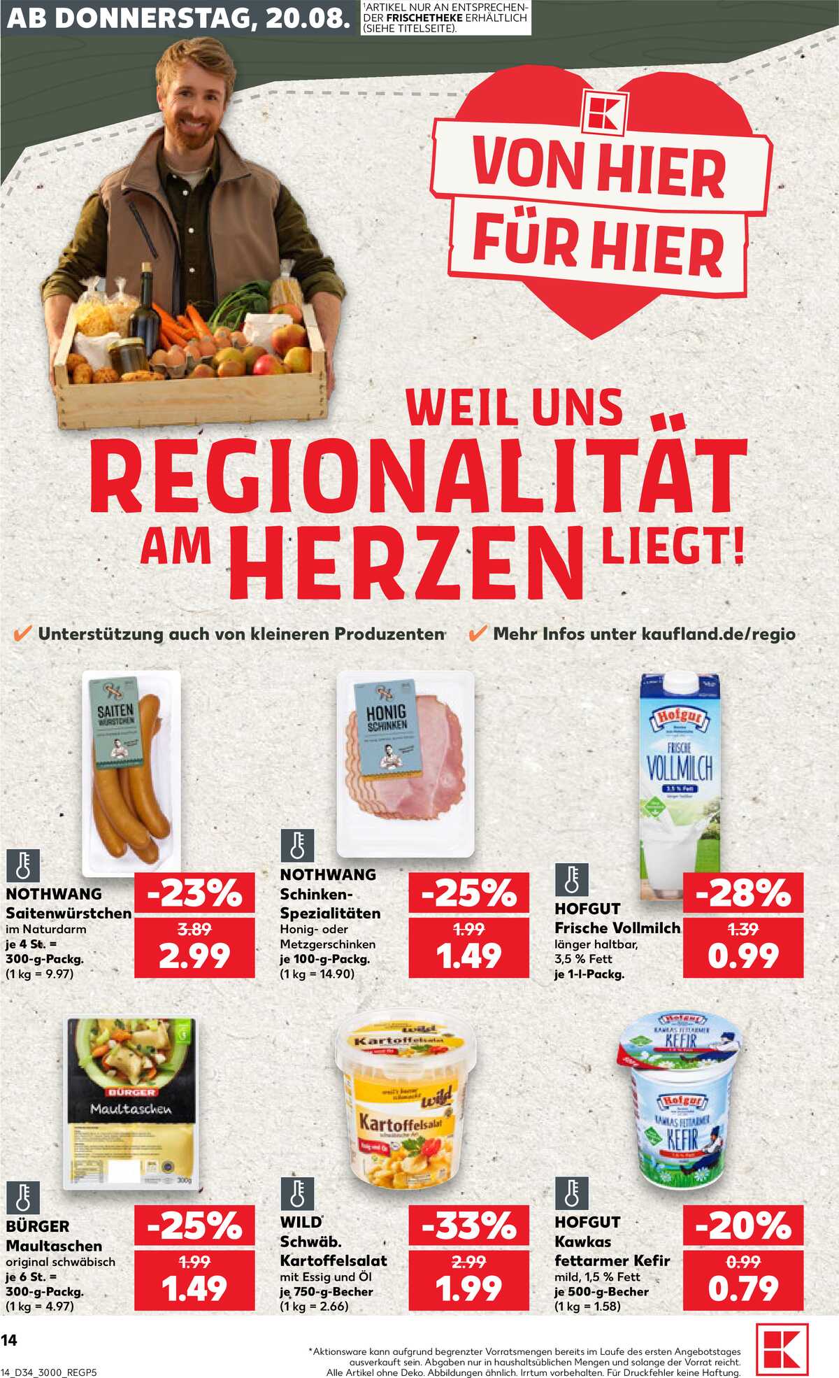 Leták Kaufland Německo 20.8.-26.8.2026 strana 14
