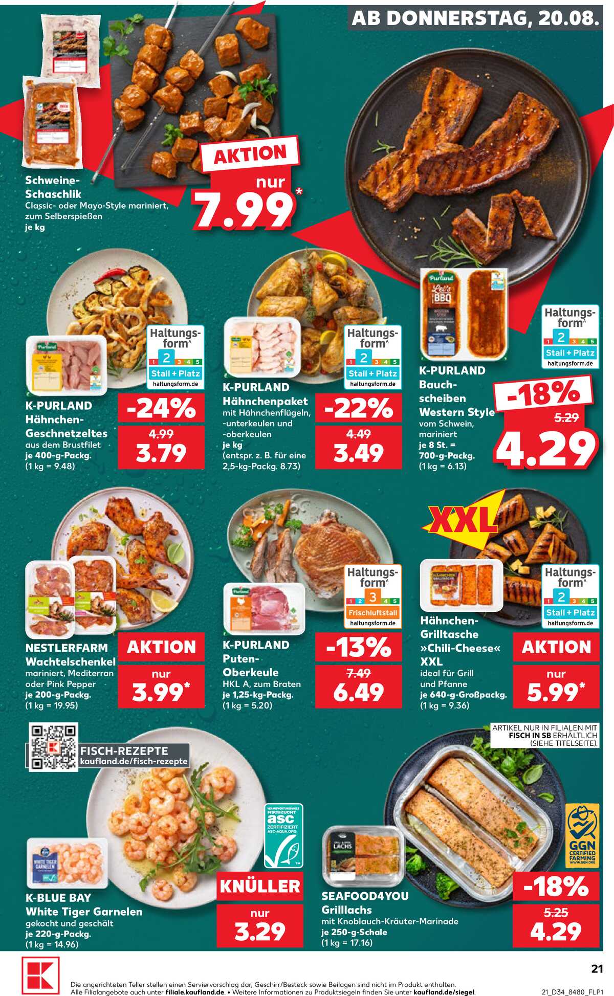 Leták Kaufland Německo 20.8.-26.8.2026 strana 21