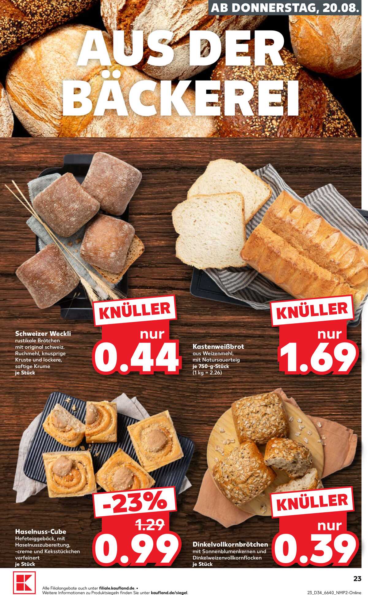 Leták Kaufland Německo 20.8.-26.8.2026 strana 23