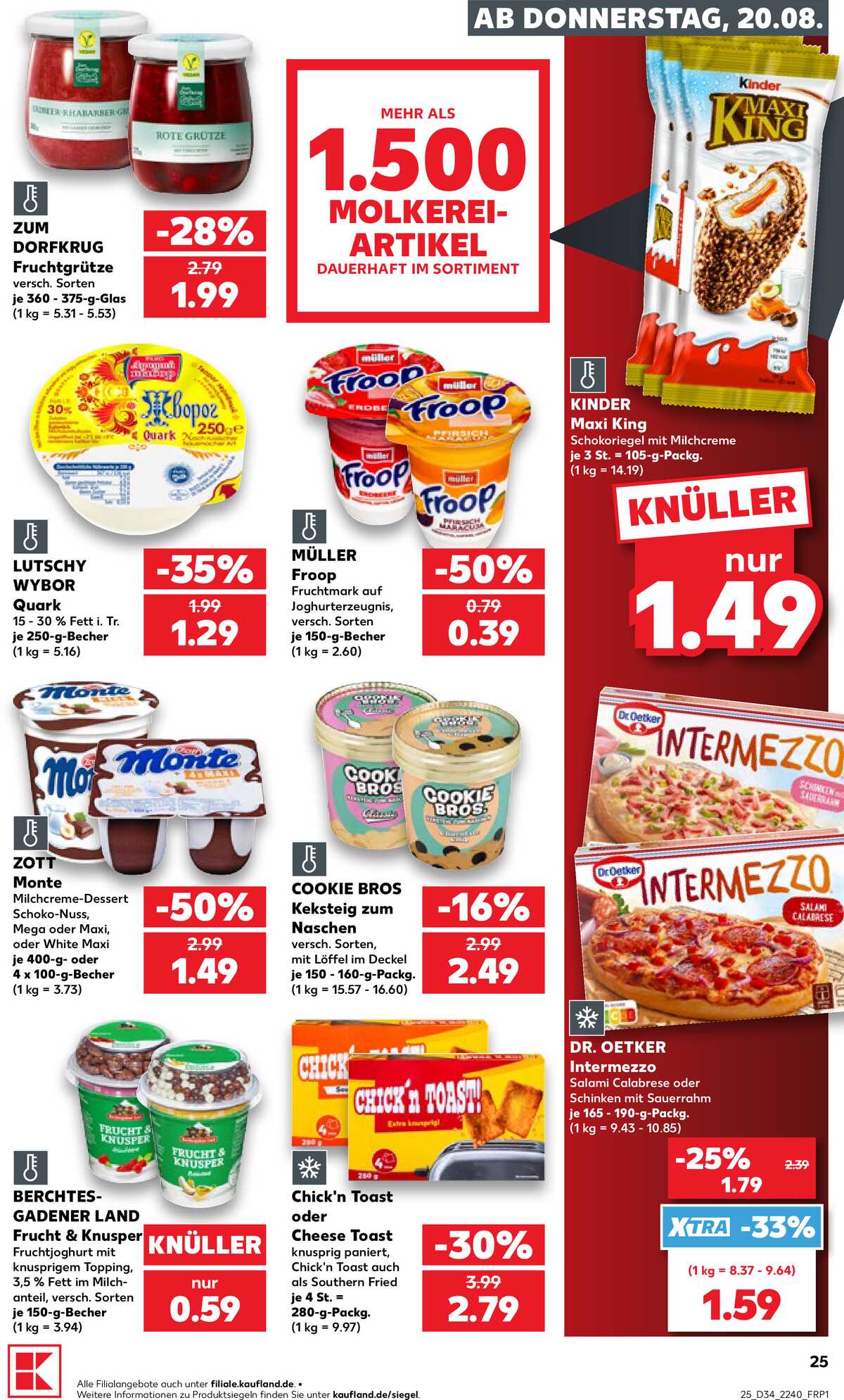 Leták Kaufland Německo 20.8.-26.8.2026 strana 25
