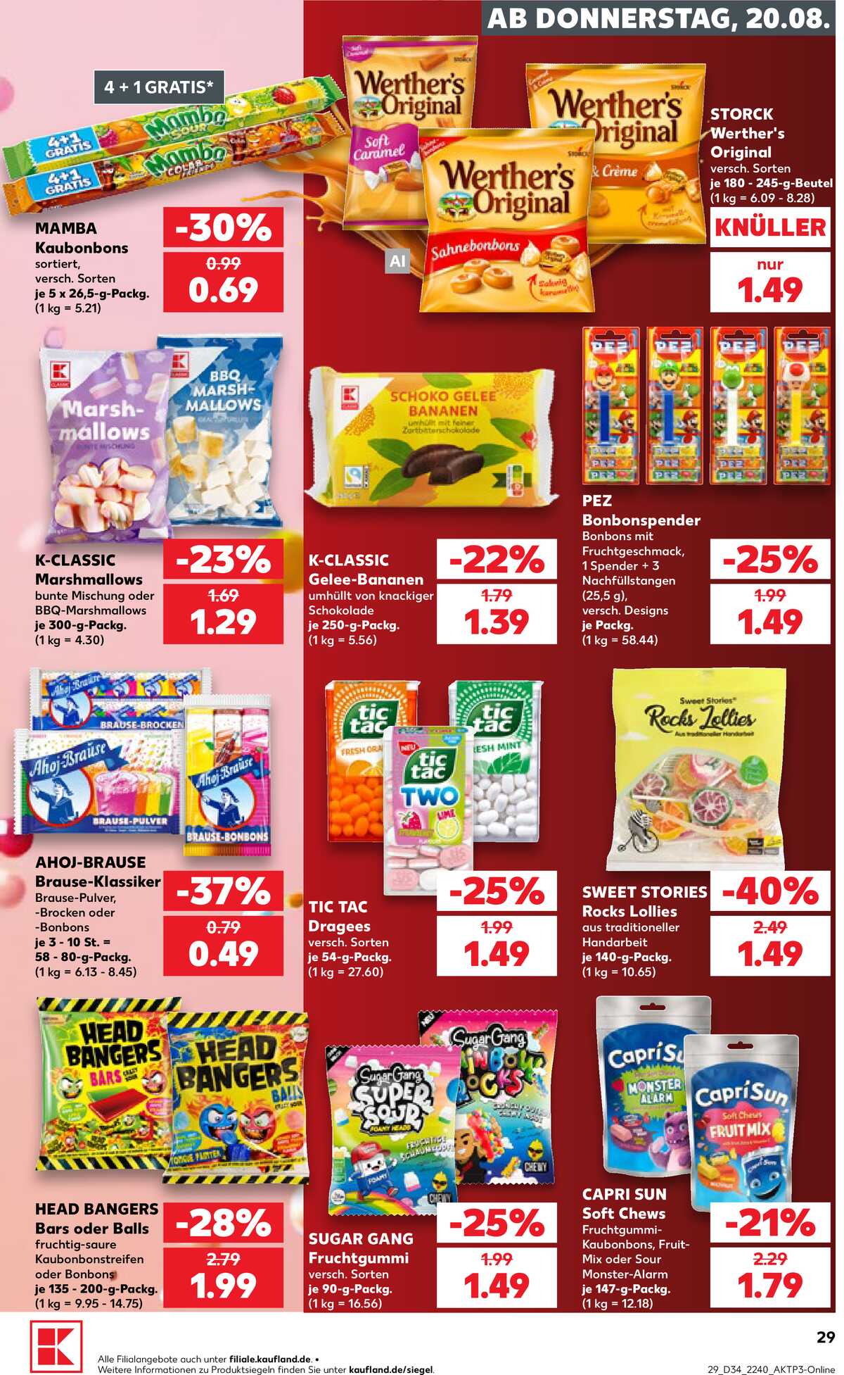 Leták Kaufland Německo 20.8.-26.8.2026 strana 29
