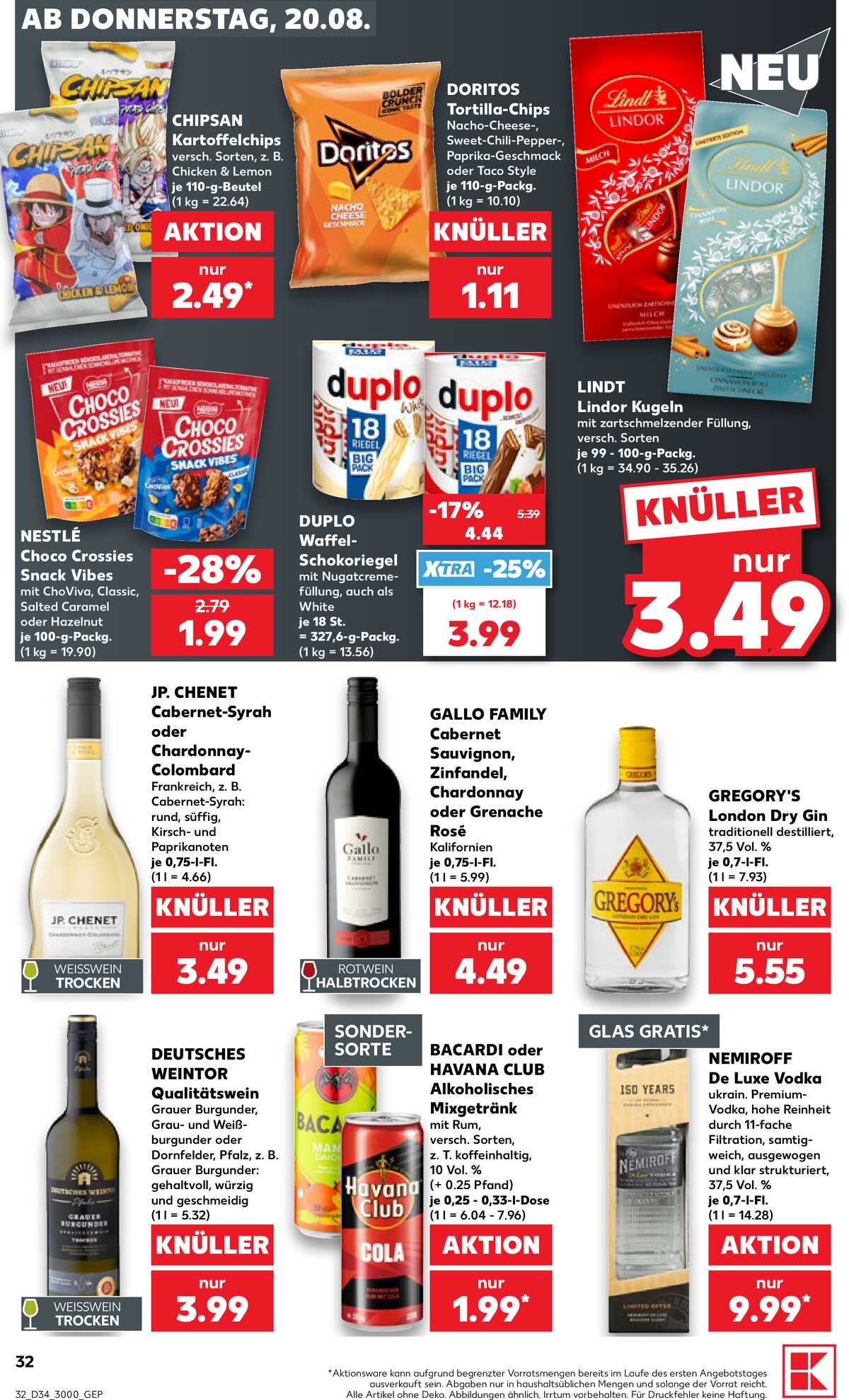 Leták Kaufland Německo 20.8.-26.8.2026 strana 32