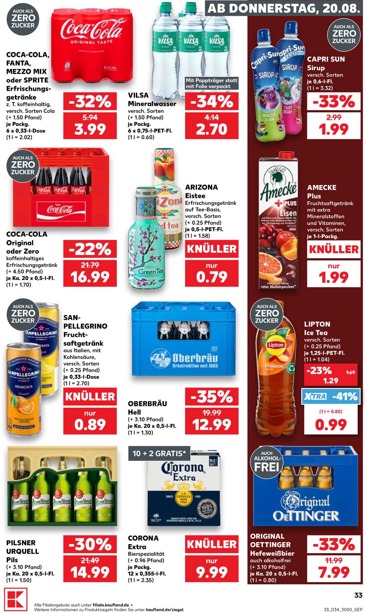 Leták Kaufland Německo 20.8.-26.8.2026 strana 33