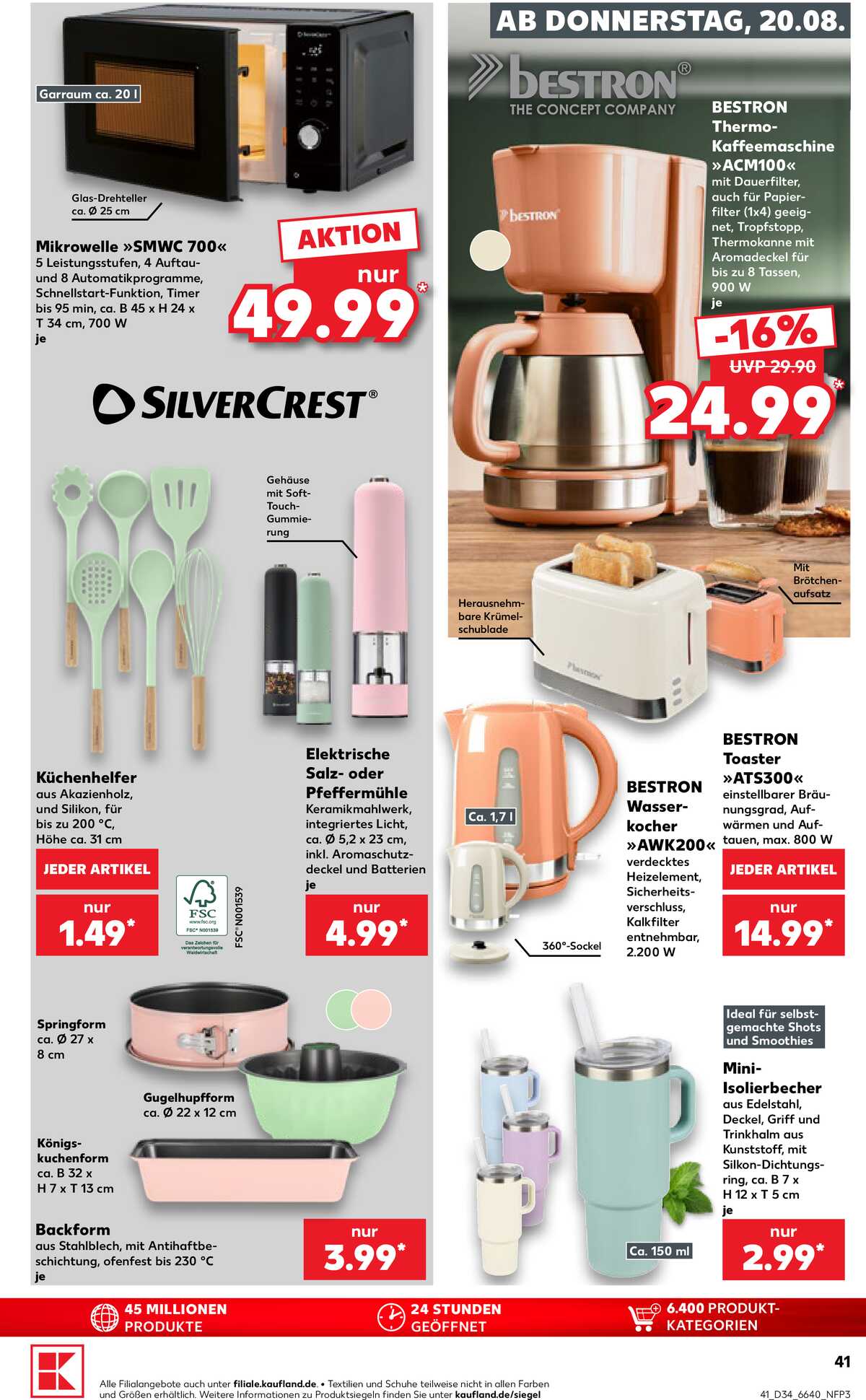 Leták Kaufland Německo 20.8.-26.8.2026 strana 41