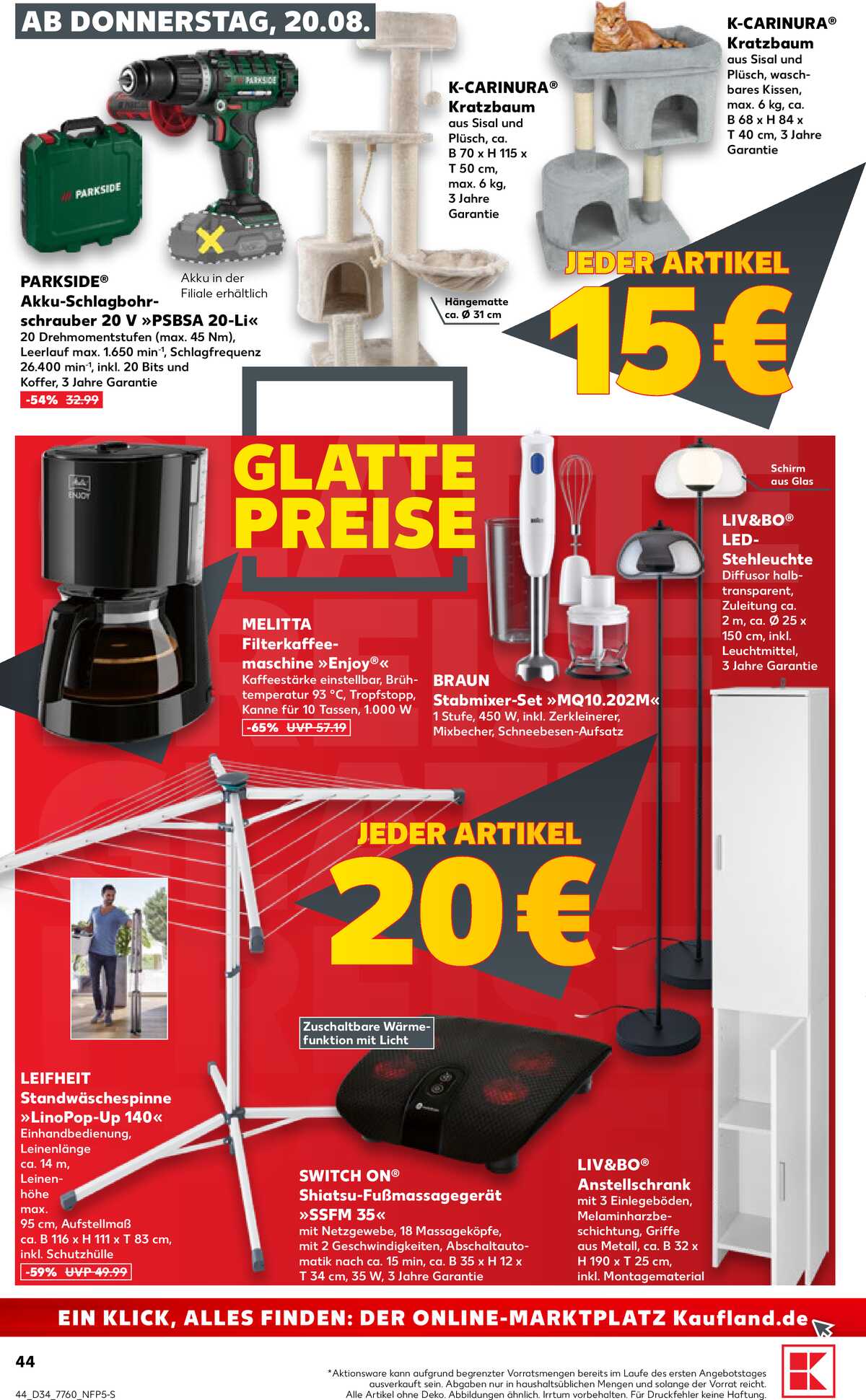 Leták Kaufland Německo 20.8.-26.8.2026 strana 44