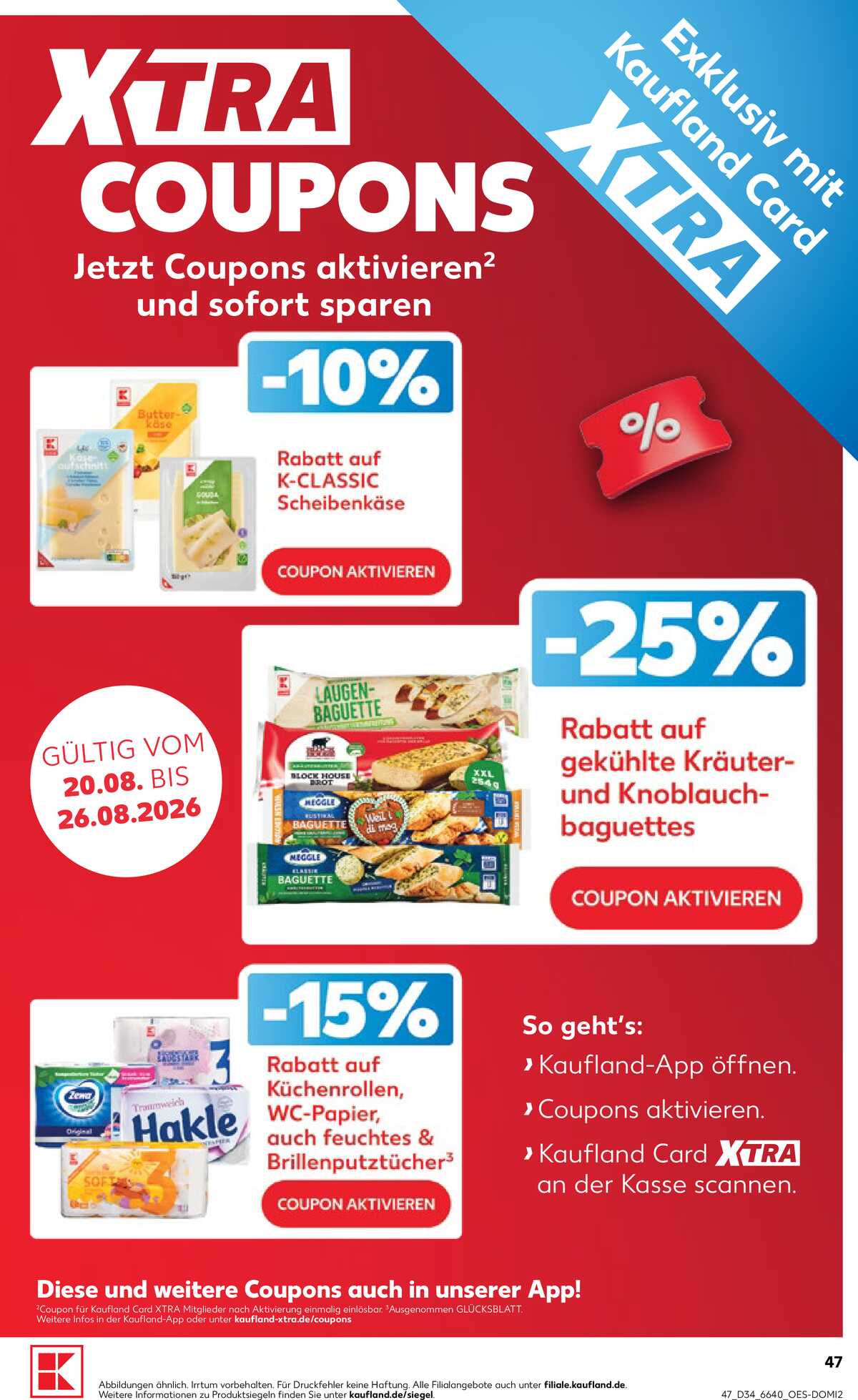 Leták Kaufland Německo 20.8.-26.8.2026 strana 47
