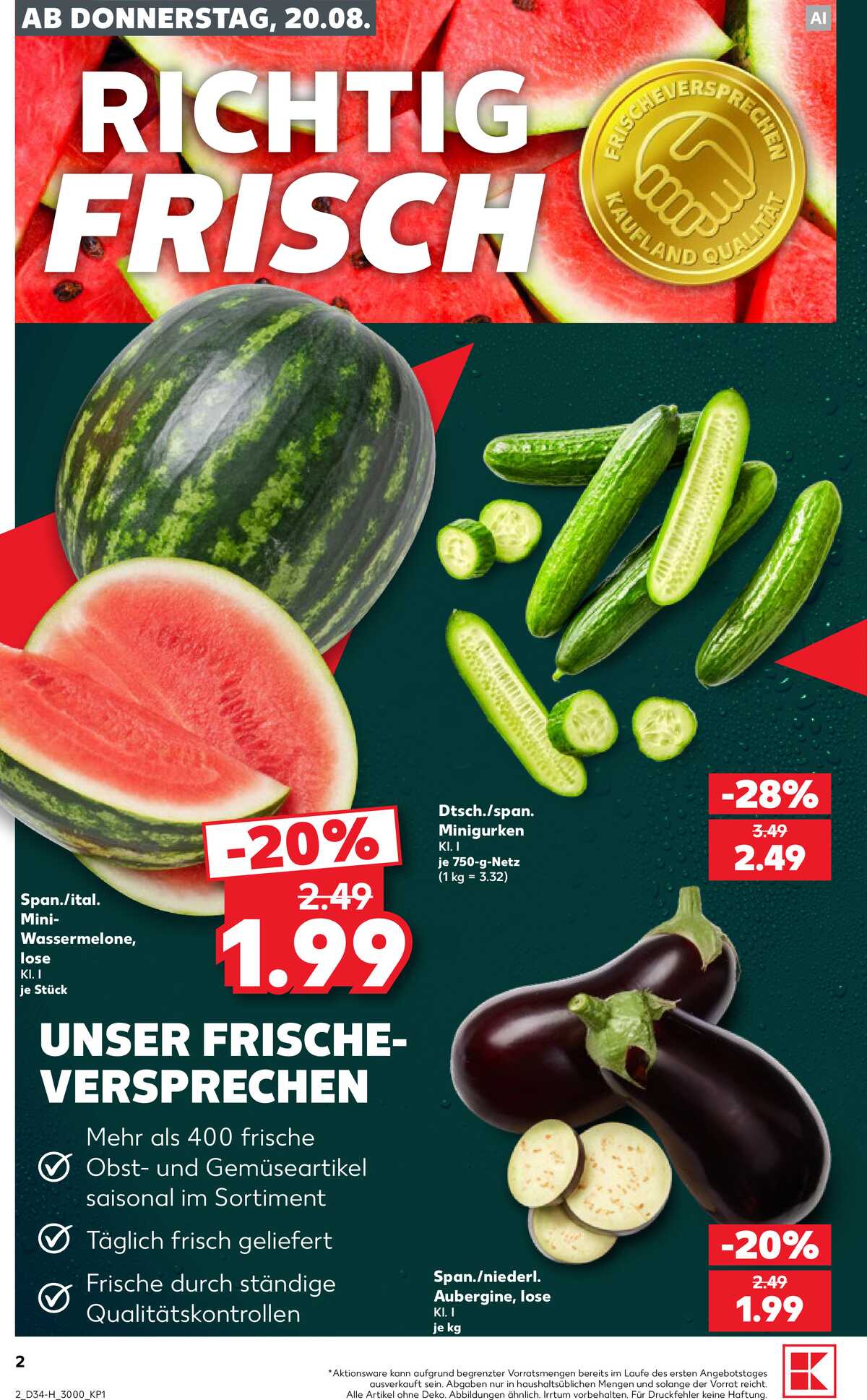 Leták Kaufland Německo 20.8.-26.8.2026 strana 2