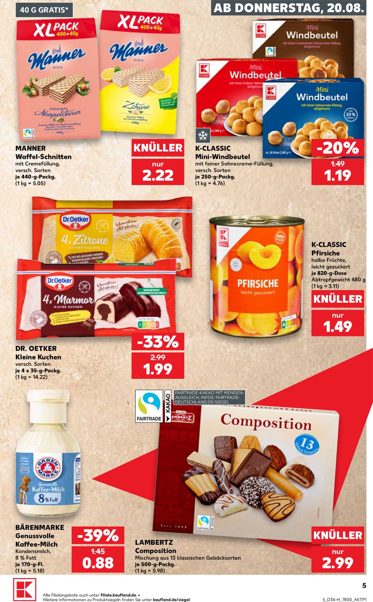 Leták Kaufland Německo 20.8.-26.8.2026 strana 5