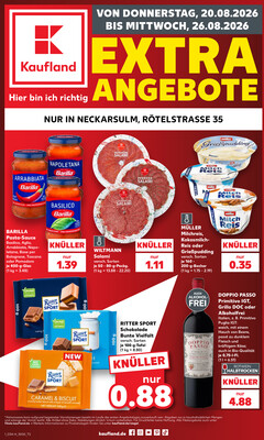 Leták Kaufland Německo 20.8.-26.8.2026