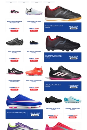 Intersport Kopačky a míče - 16. 8. 2026