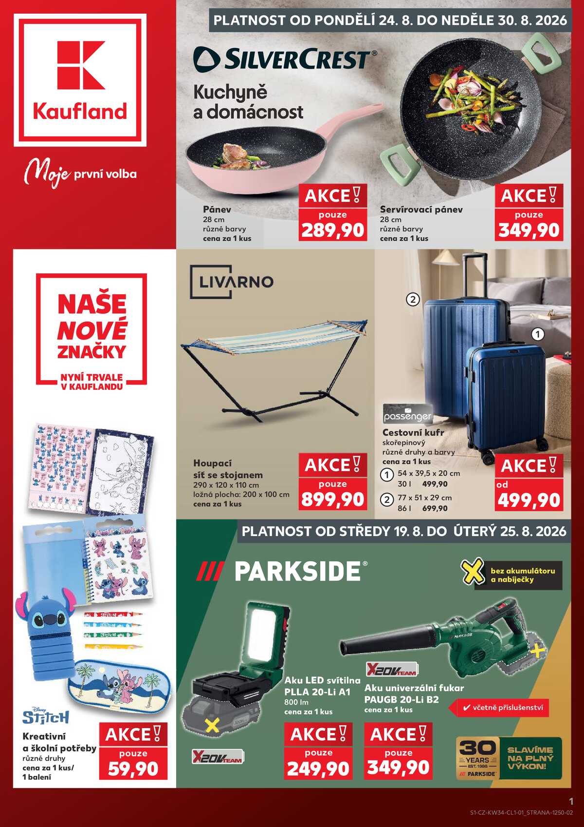 Kaufland - Spotřební zboží - 19.8.-25.8.2026 strana 1