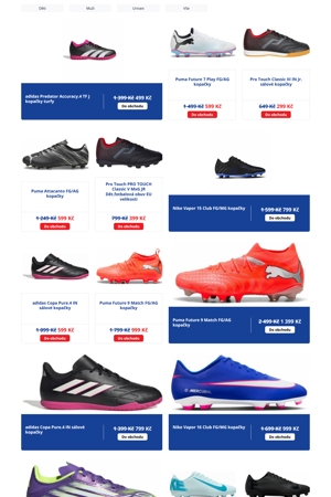 Intersport Kopačky a míče - 18. 8. 2026