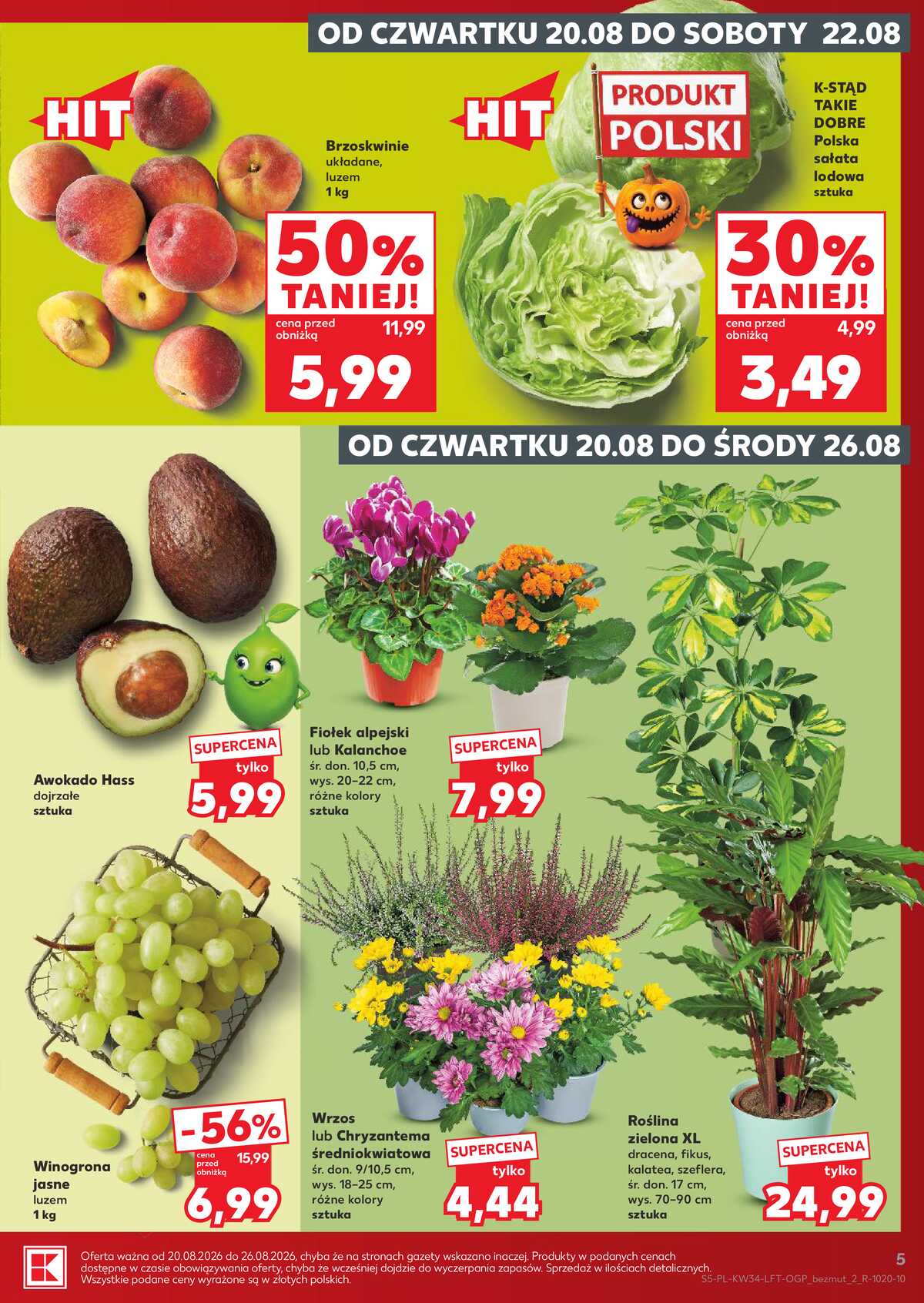 Leták Kaufland Polsko 20.8.-26.8.2026 - Týdenní zpravodaj strana 5