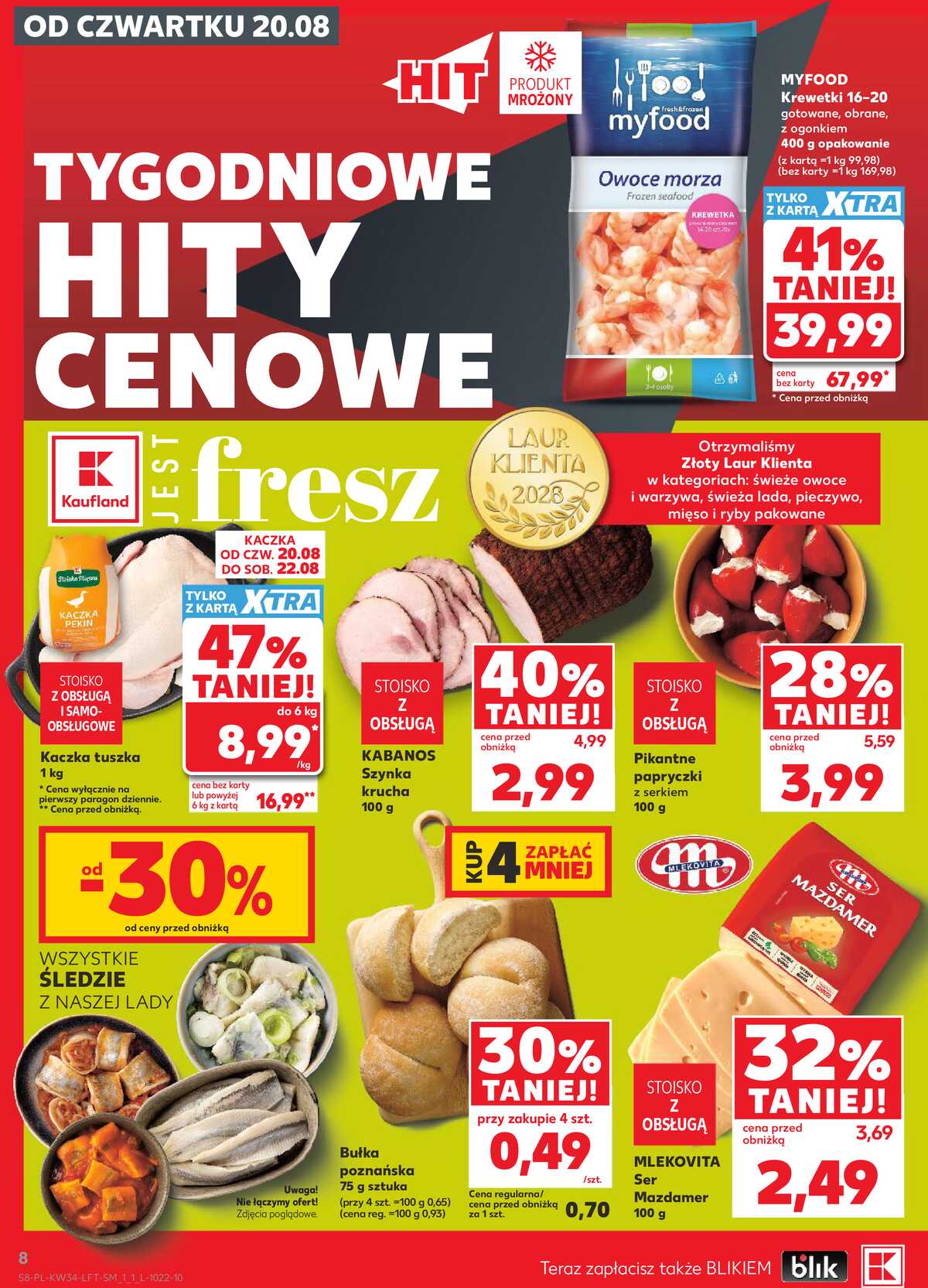 Leták Kaufland Polsko 20.8.-26.8.2026 - Týdenní zpravodaj strana 8