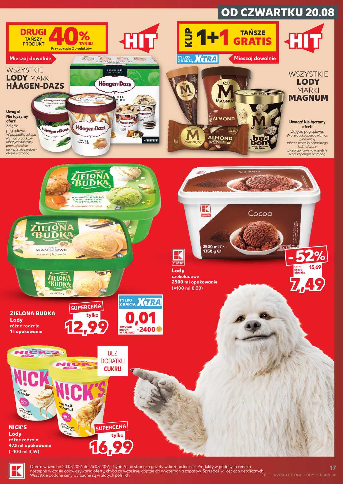 Leták Kaufland Polsko 20.8.-26.8.2026 - Týdenní zpravodaj strana 17